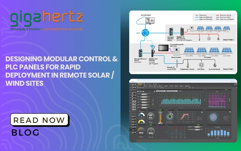 Designing Modular Control & PLC Panels for Rapid Deployment in Remote Solar / Wind Sites